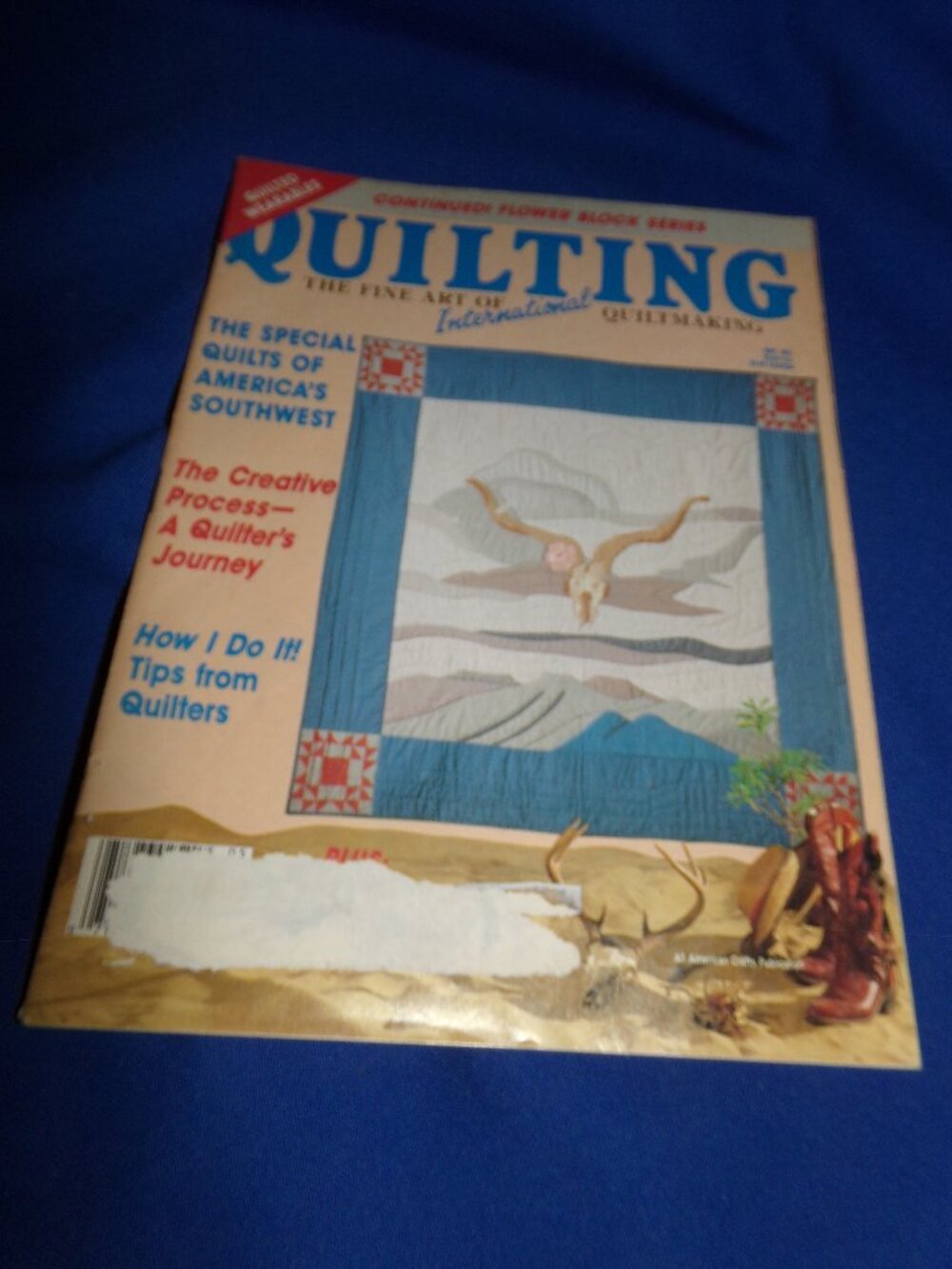 Vintage Quilting Magazine - May 1991 - Patterns - History
